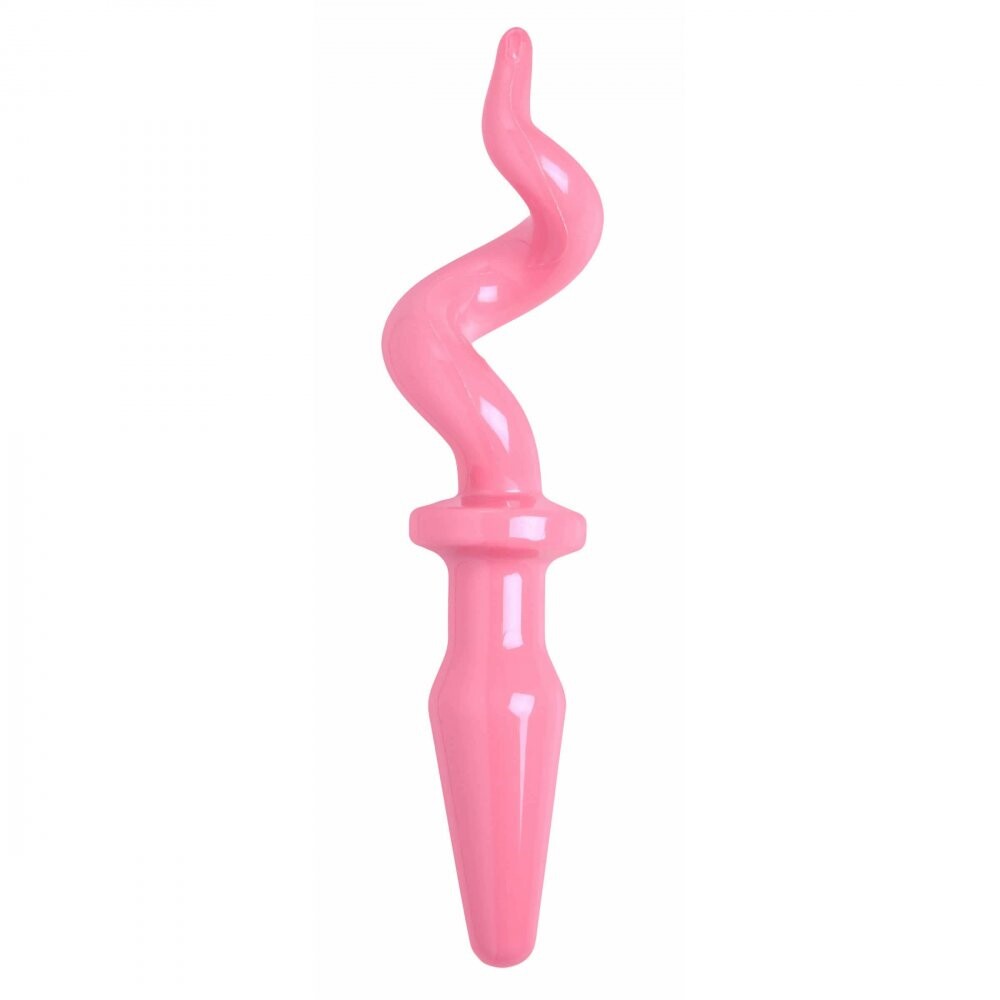 PlayBound UK adult toys & lingerie: pig tail pink butt plug