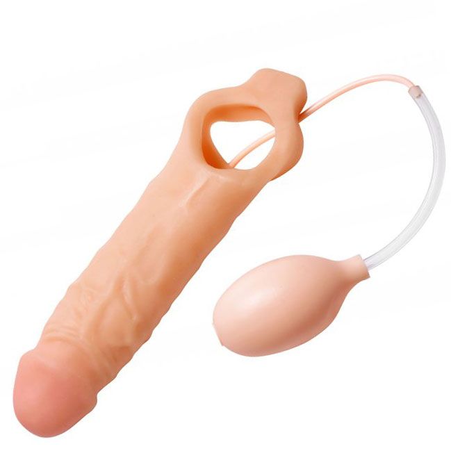 PlayBound UK adult toys & lingerie: size matters realistic ejaculating penis sheath