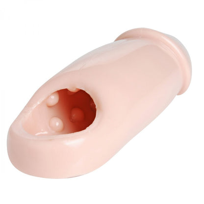 PlayBound UK adult toys & lingerie: really ample wide penis enhancer sheath flesh