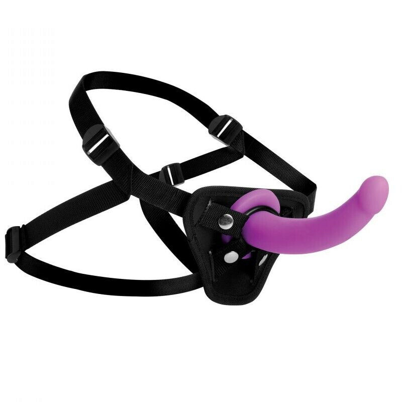 PlayBound UK adult toys & lingerie: navigator u strap on gspot dildo and harness