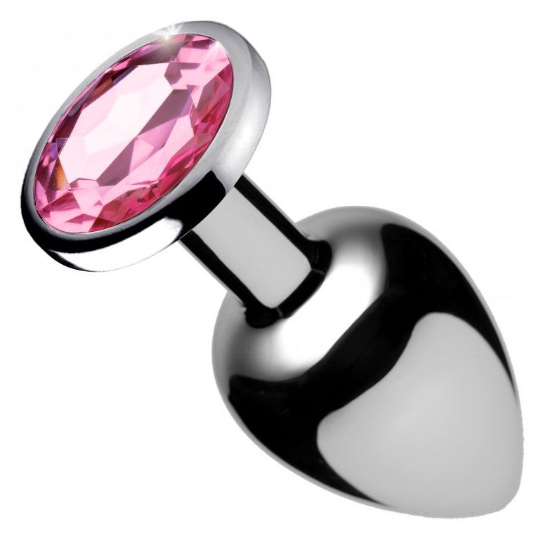 PlayBound UK adult toys & lingerie: booty sparks pink gem medium anal plug