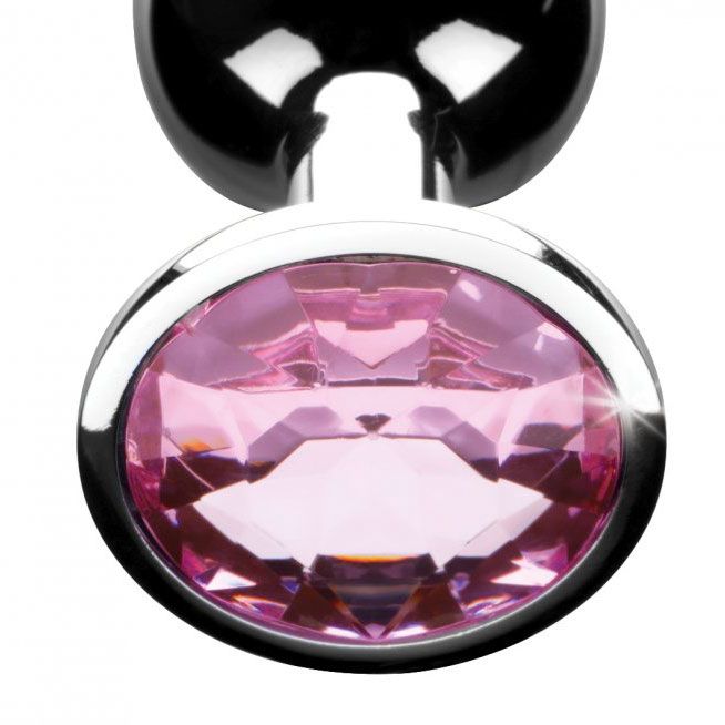 PlayBound UK adult toys & lingerie: booty sparks pink gem medium anal plug