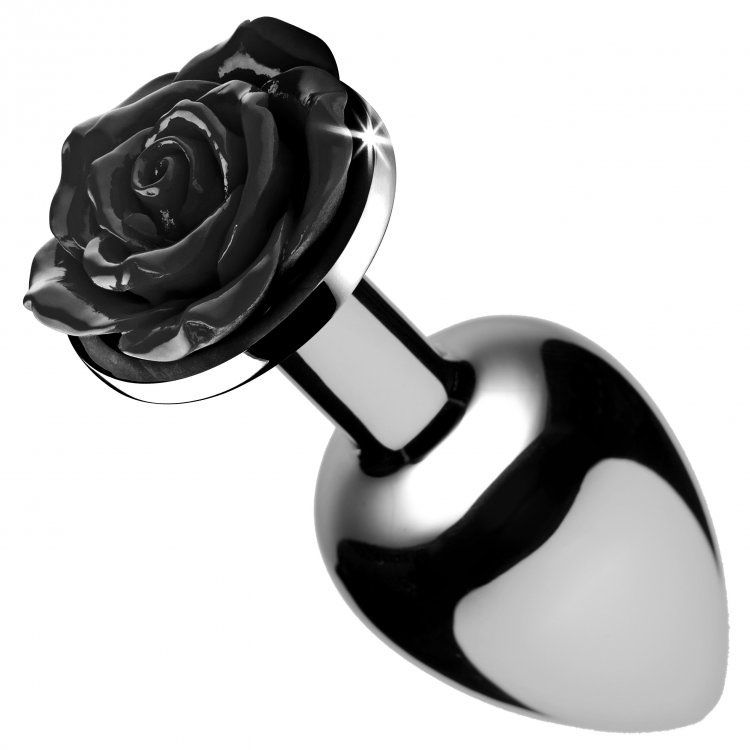 PlayBound UK adult toys & lingerie: booty sparks black rose anal plug large