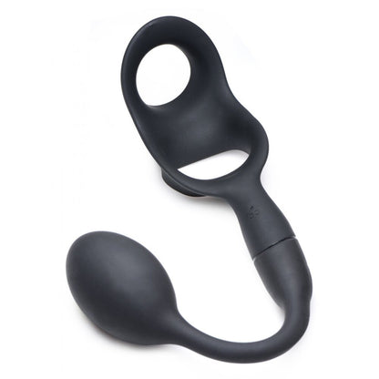 PlayBound UK adult toys & lingerie: alpha pro 10x p bomb cock and ball ring with anal plug