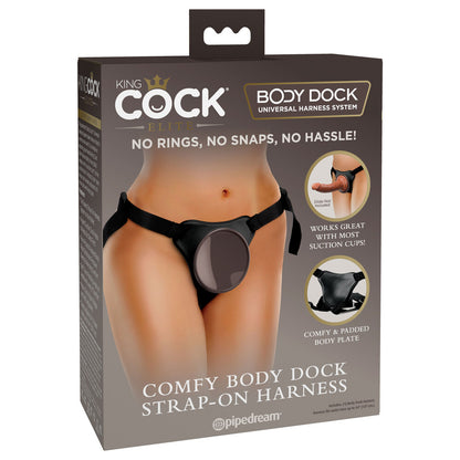 PlayBound UK adult toys & lingerie: king cock comfy body dock strap on harness