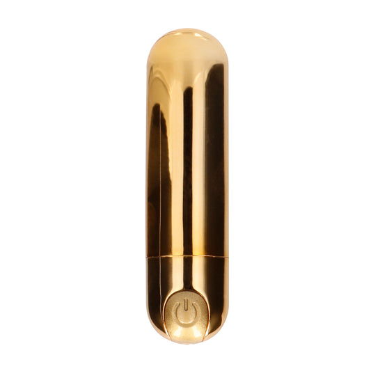 PlayBound UK adult toys & lingerie: 10 speed rechargeable bullet gold