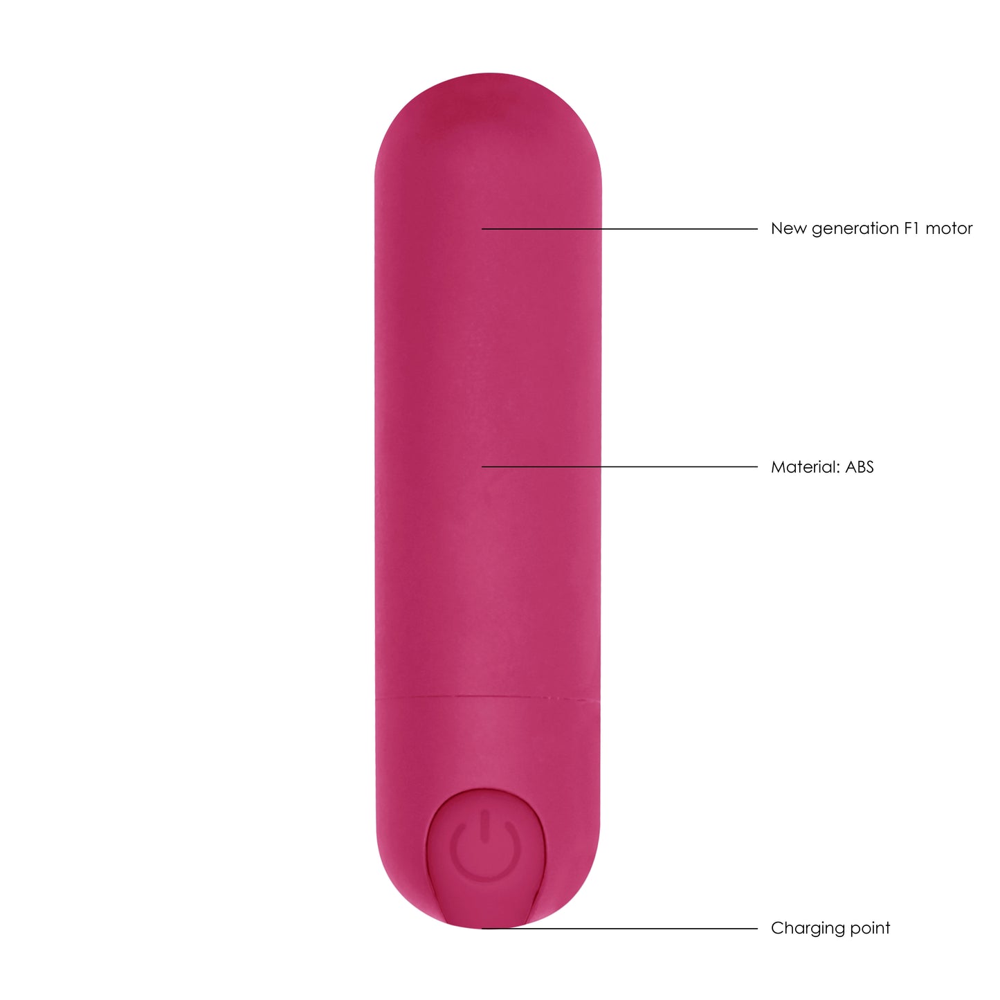 PlayBound UK adult toys & lingerie: 10 speed rechargeable bullet pink