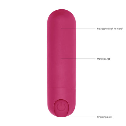 PlayBound UK adult toys & lingerie: 10 speed rechargeable bullet pink