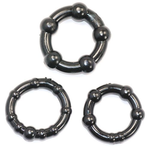 PlayBound UK adult toys & lingerie: stay hard beaded cockrings