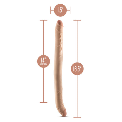 Dr Skin Posable Double Dong 16.5 Inches