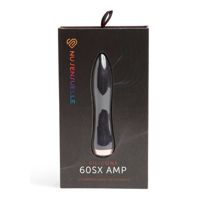 PlayBound UK adult toys & lingerie: nu sensuelle silicone 60sx amp bullet black