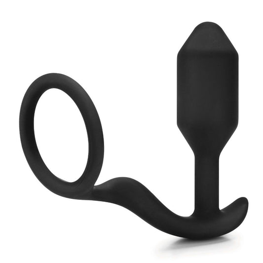 PlayBound UK adult toys & lingerie: bvibe snug and tug anal plug and cock ring