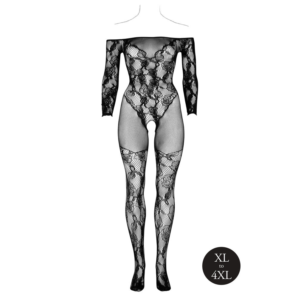 PlayBound UK adult toys & lingerie: le desir bodystocking with off shoulder long sleeves