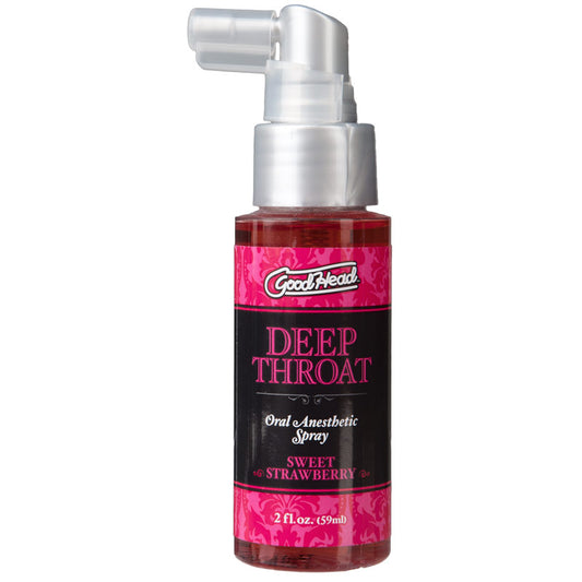 PlayBound UK adult toys & lingerie: good head deep throat spray strawberry