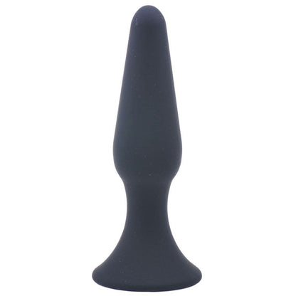 PlayBound UK adult toys & lingerie: medium classic black silicone butt plug