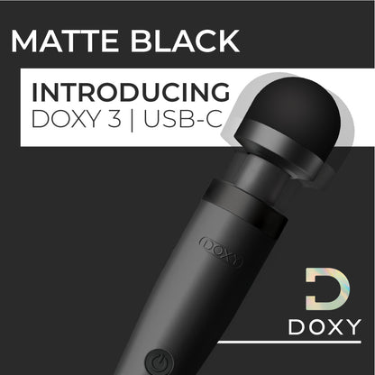 PlayBound UK adult toys & lingerie: doxy wand 3 black usb powered