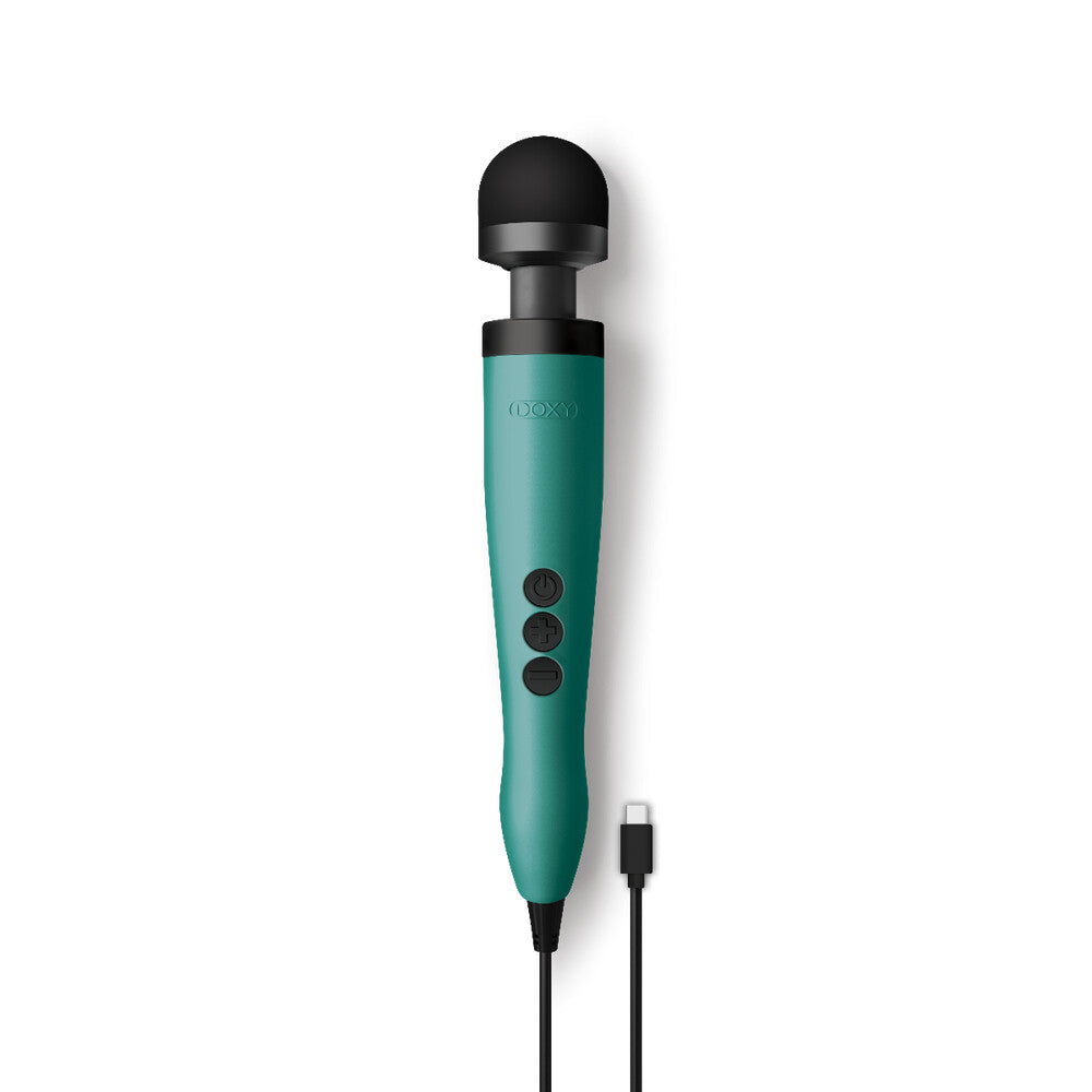 PlayBound UK adult toys & lingerie: doxy wand 3 turquoise usb powered