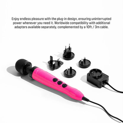 PlayBound UK adult toys & lingerie: doxy die cast wand massager 3 hot pink