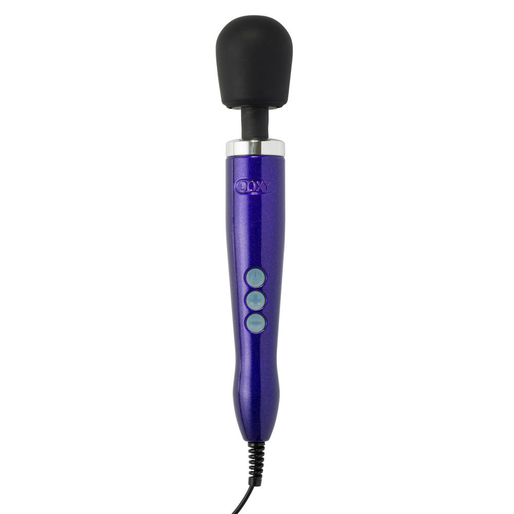 PlayBound UK adult toys & lingerie: doxy die cast wand massager purple uk plug