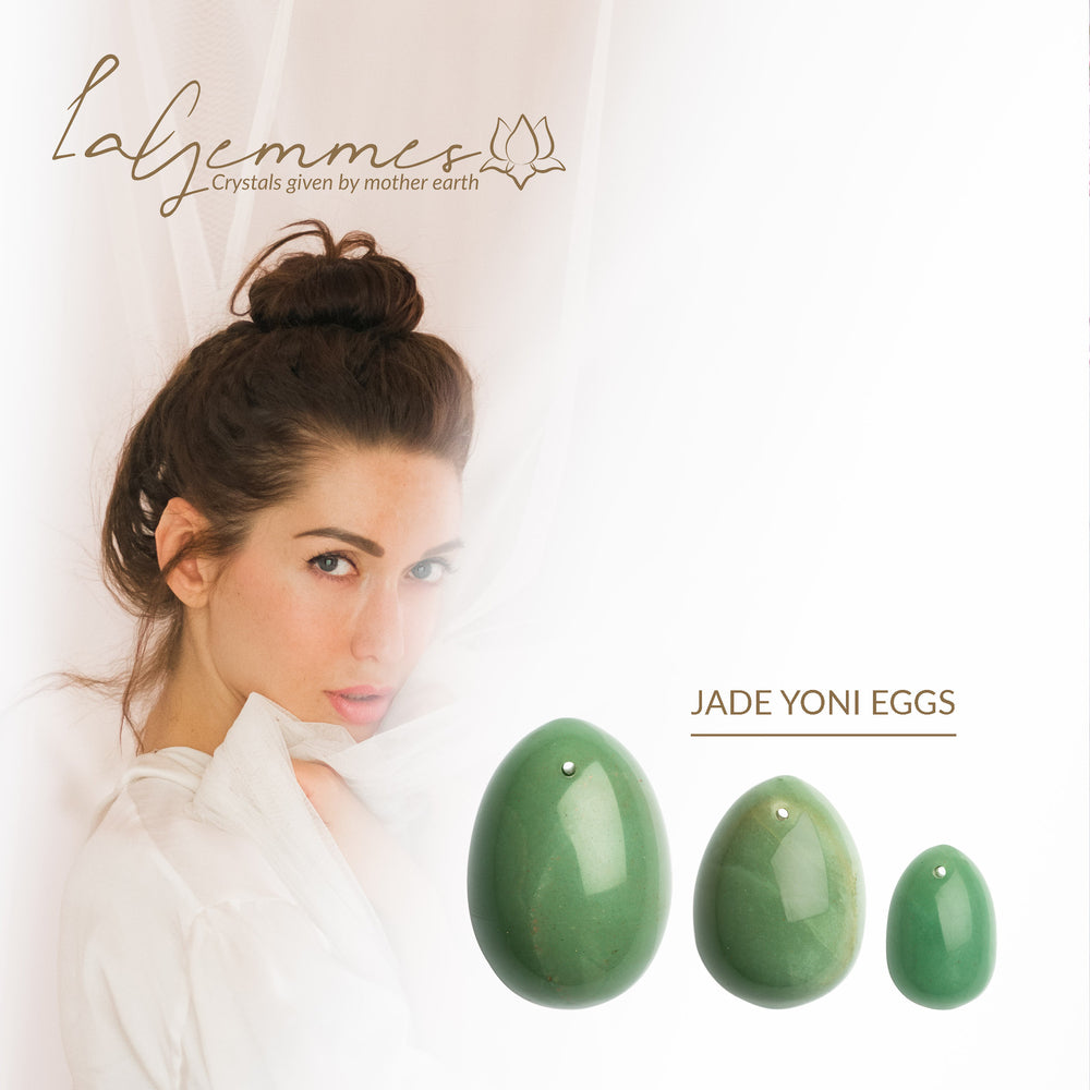 PlayBound UK adult toys & lingerie: la gemmes yoni egg set jade