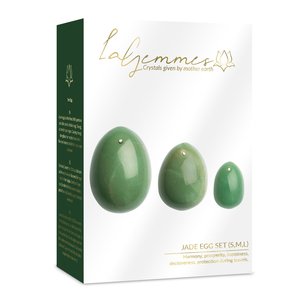 PlayBound UK adult toys & lingerie: la gemmes yoni egg set jade