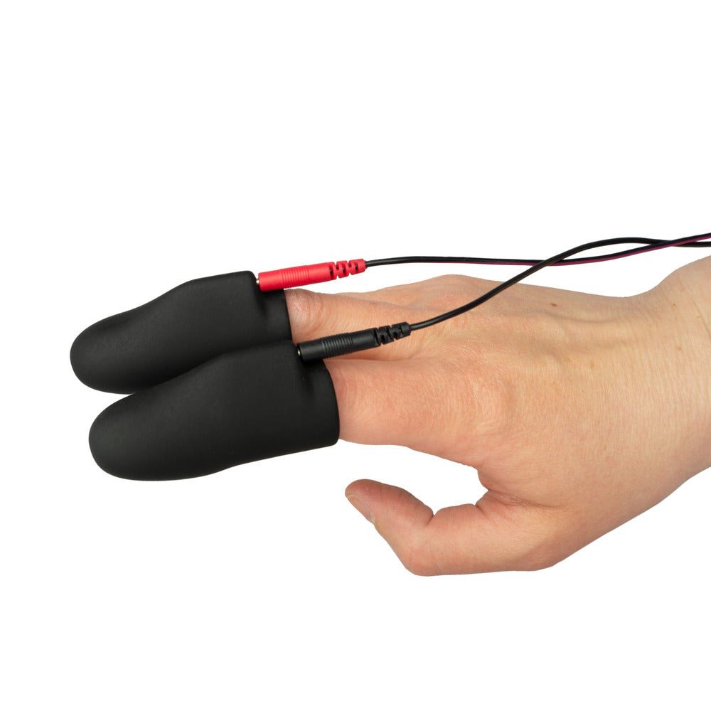 PlayBound UK adult toys & lingerie: electrastim noir explorer electro finger sleeves