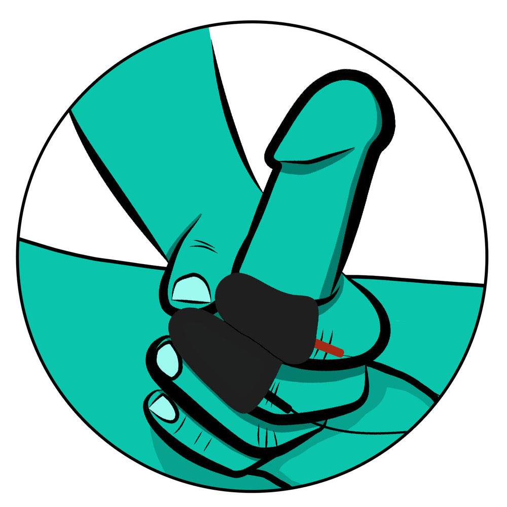 PlayBound UK adult toys & lingerie: electrastim noir explorer electro finger sleeves