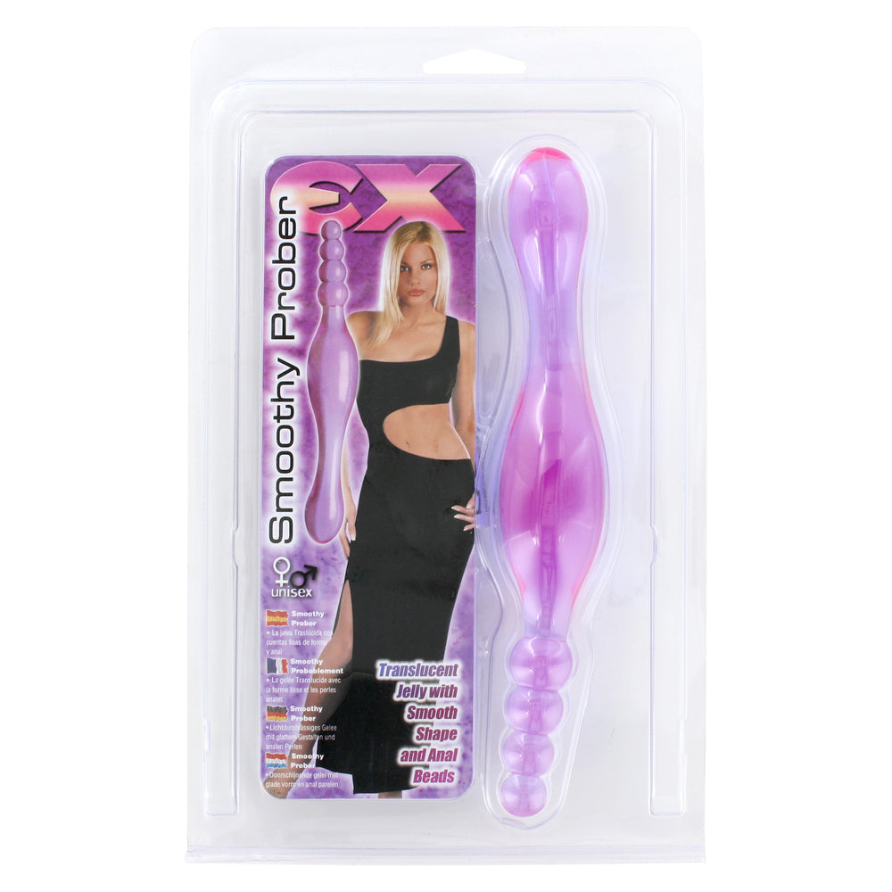 PlayBound UK adult toys & lingerie: ex smoothy anal prober double tip probe