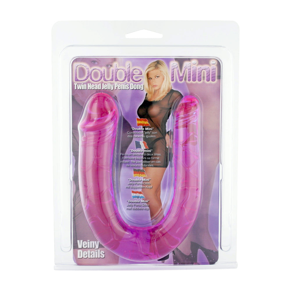 PlayBound UK adult toys & lingerie: double mini twin head jelly penis dildo