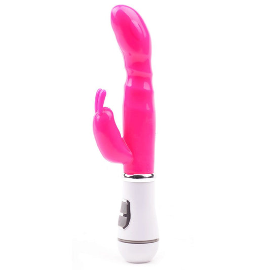 PlayBound UK adult toys & lingerie: slim gspot twelve speed rabbit vibrator neon pink