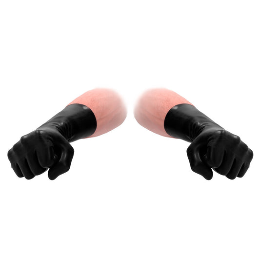 PlayBound UK adult toys & lingerie: fist it black latex short gloves