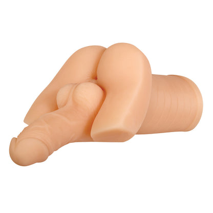 PlayBound UK adult toys & lingerie: gender x back door bash masturbator flesh pink