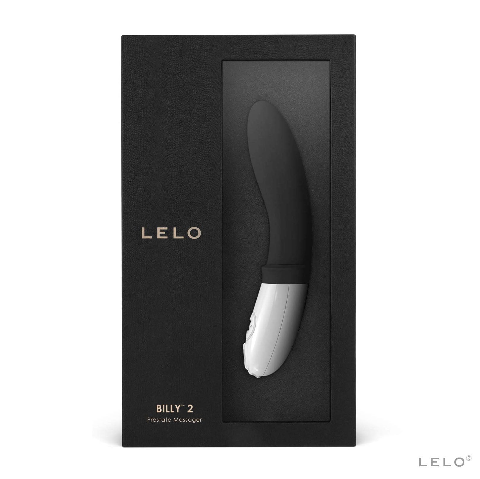 PlayBound UK adult toys & lingerie: lelo billy 2 deep black luxury rechargeable prostate massager