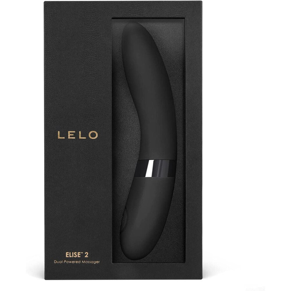 PlayBound UK adult toys & lingerie: lelo elise 2 dual powered g spot vibrator black