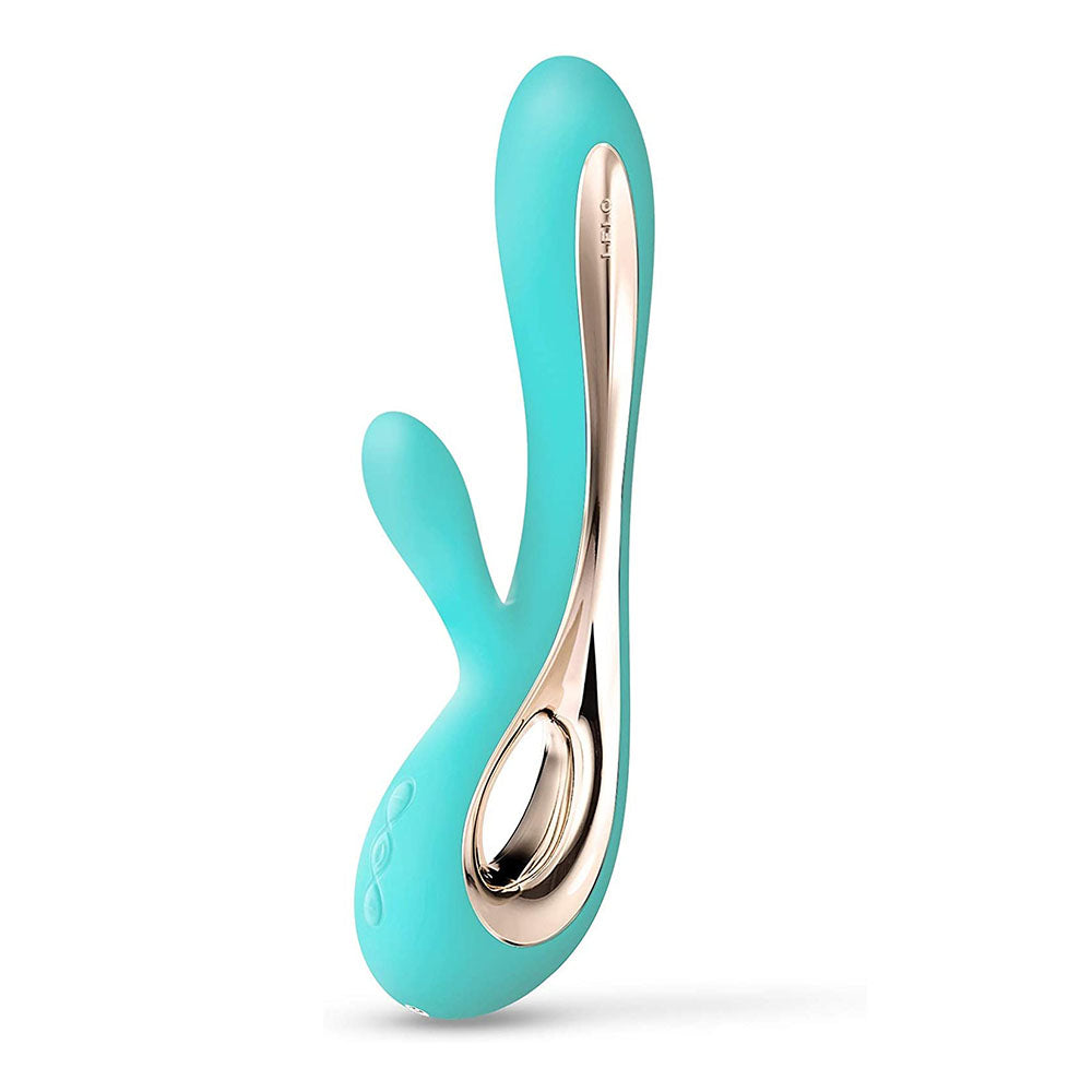 PlayBound UK adult toys & lingerie: lelo soraya 2 dual rabbit vibrator aqua