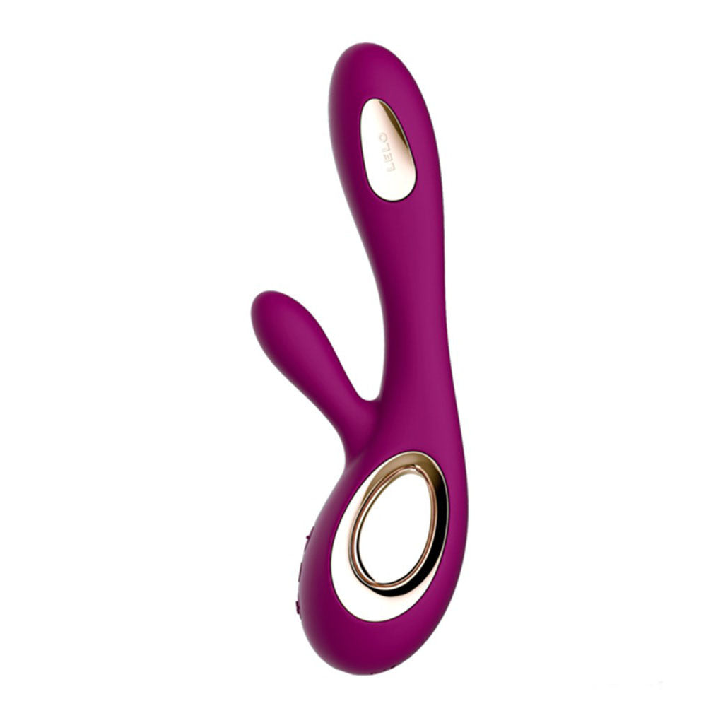 PlayBound UK adult toys & lingerie: lelo soraya wave rose dual waterproof rechargeable vibrator