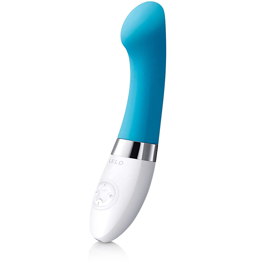 PlayBound UK adult toys & lingerie: lelo gigi 2 turquoise blue g spot vibrator