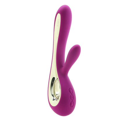 PlayBound UK adult toys & lingerie: lelo soraya 2 dual rabbit vibrator deep rose