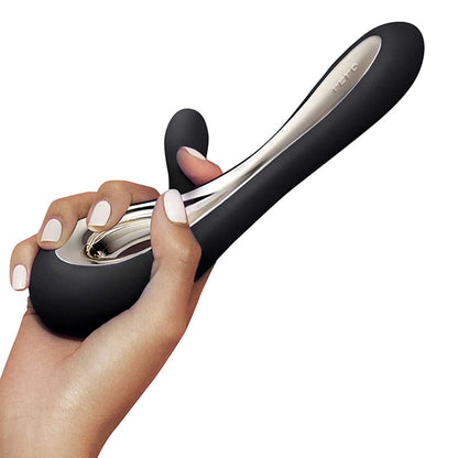 PlayBound UK adult toys & lingerie: lelo soraya 2 dual rabbit vibrator black