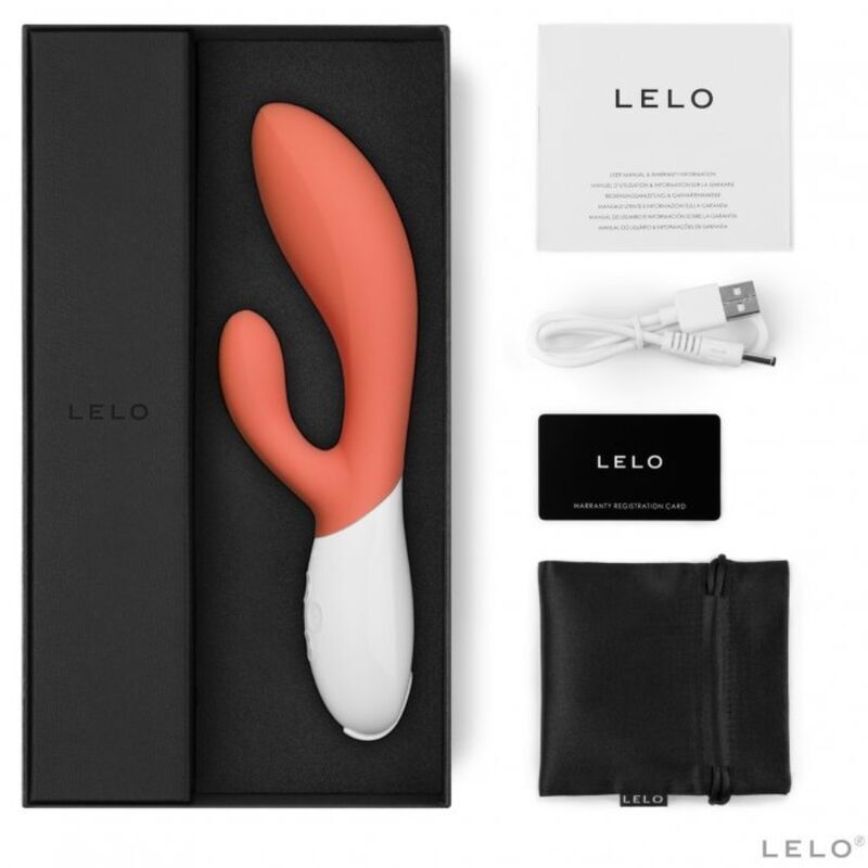 PlayBound UK adult toys & lingerie: lelo ina 3 dual action massager coral