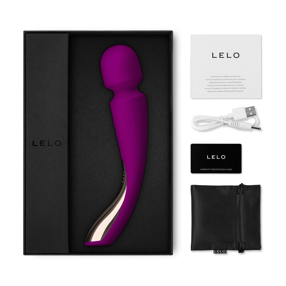 PlayBound UK adult toys & lingerie: lelo smart wand 2 med deep rose