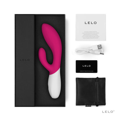 PlayBound UK adult toys & lingerie: lelo ina wave 2 luxury rechargeable vibe cerise