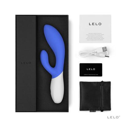 PlayBound UK adult toys & lingerie: lelo ina wave 2 luxury rechargeable vibe blue