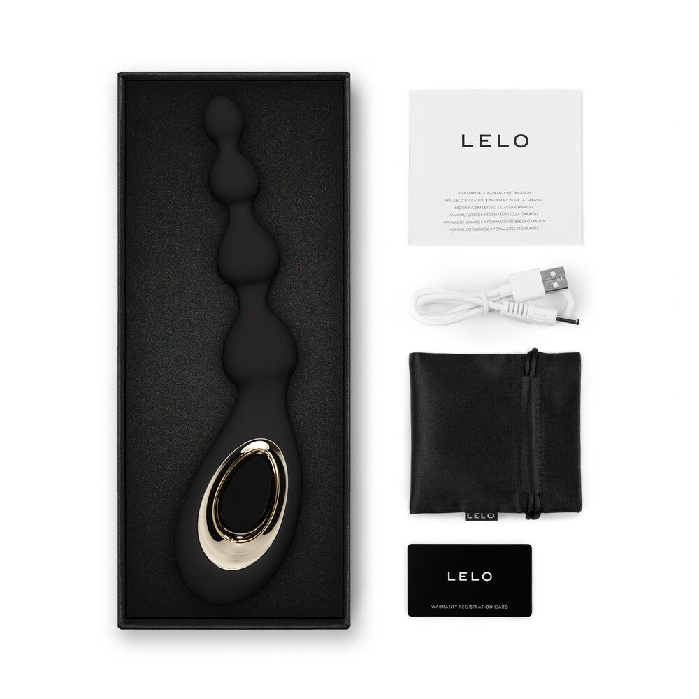 PlayBound UK adult toys & lingerie: lelo soraya anal beads massager black