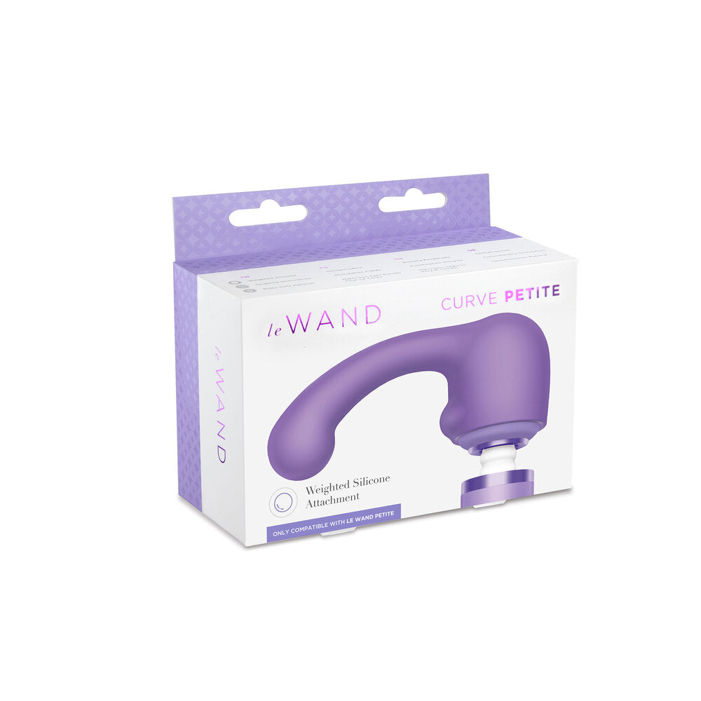 PlayBound UK adult toys & lingerie: le wand curve weighted silicone petite wand attachment