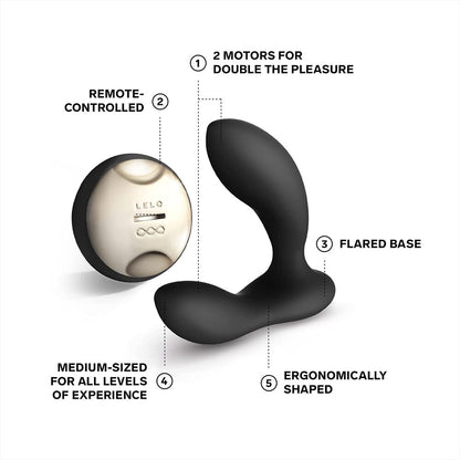 PlayBound UK adult toys & lingerie: lelo hugo luxury prostate massager black