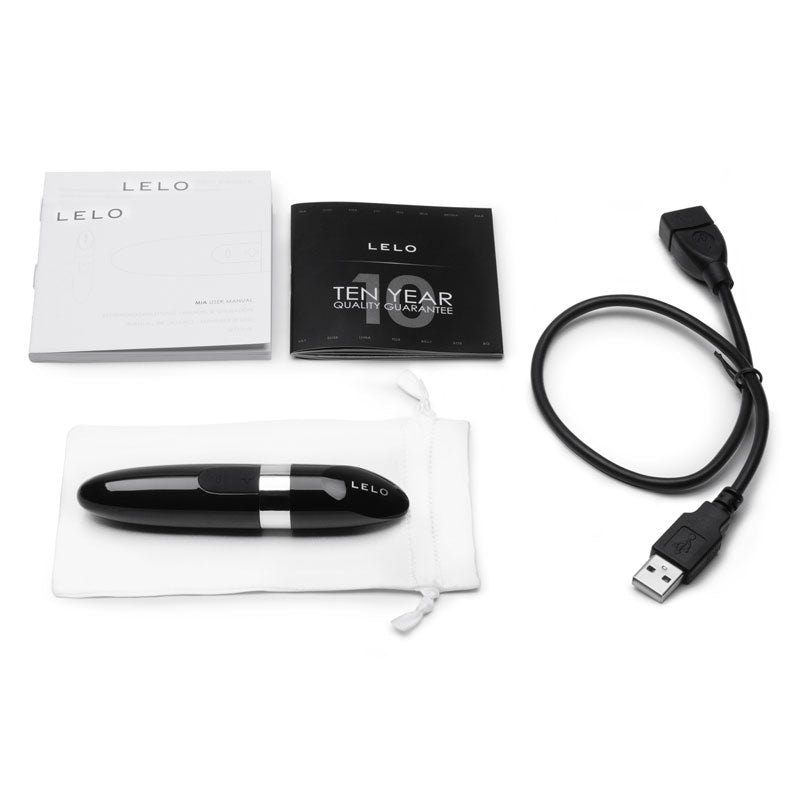 PlayBound UK adult toys & lingerie: lelo mia version 2 black usb luxury rechargeable vibrator