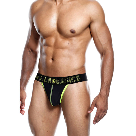 PlayBound UK adult toys & lingerie: male basics neon thong yellow