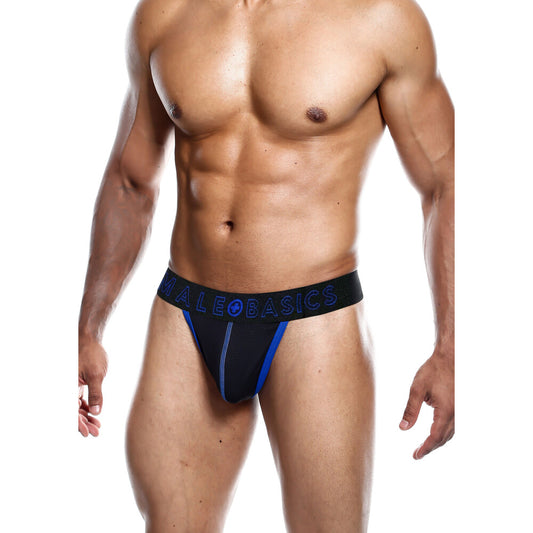 PlayBound UK adult toys & lingerie: male basics neon thong blue