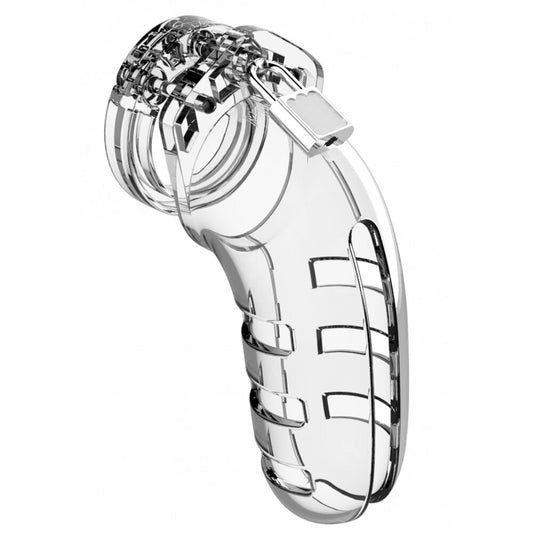 PlayBound UK adult toys & lingerie: man cage 06 male 5 5 inch clear chastity cage